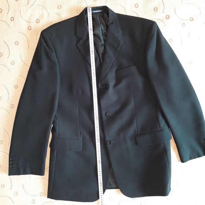 Мъжки костюм черен Аполон 52R