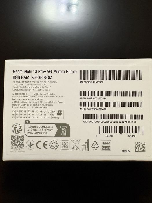 Redmi Note 13 Pro + 5G