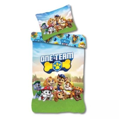 Детски спален комплект от 2 части Paw Patrol One Team Пес Патрул, за кошарa/малко легло