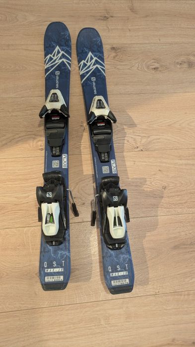 Schiuri copii Salomon QST Max Jr, 80 cm, cu legături