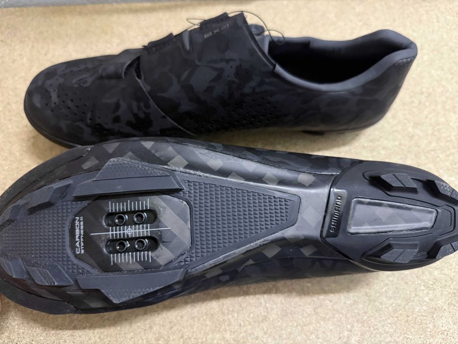 Pantofi / incaltaminte Gravel - Shimano RX 8 / RX800 Carbon - Noi - 45