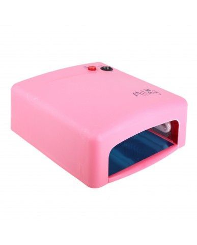 Kit set trusa unghii false:lampa freza geluri pensule suport PROMO