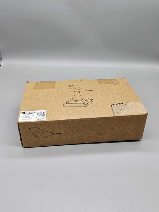 Модерна LED нощна лампа с дървен дизайн и дистанционно управление