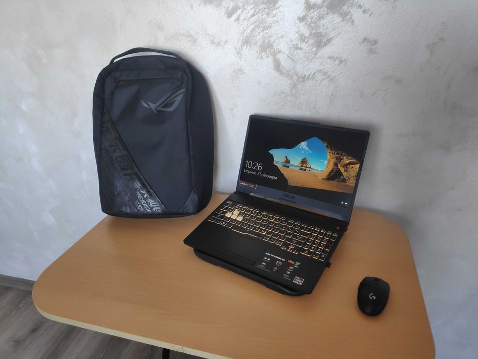 Лаптоп ASUS TUF A15 FA506NF - AMD Ryzen 5 + GeForce RTX 2050 4GB