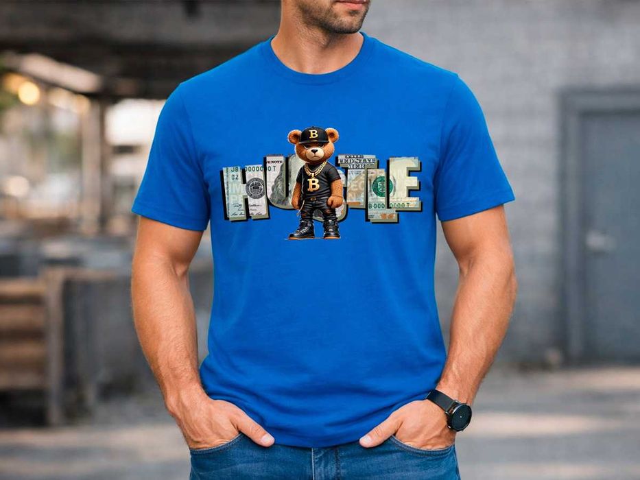 Мъжка тениска „Bear Hustle“