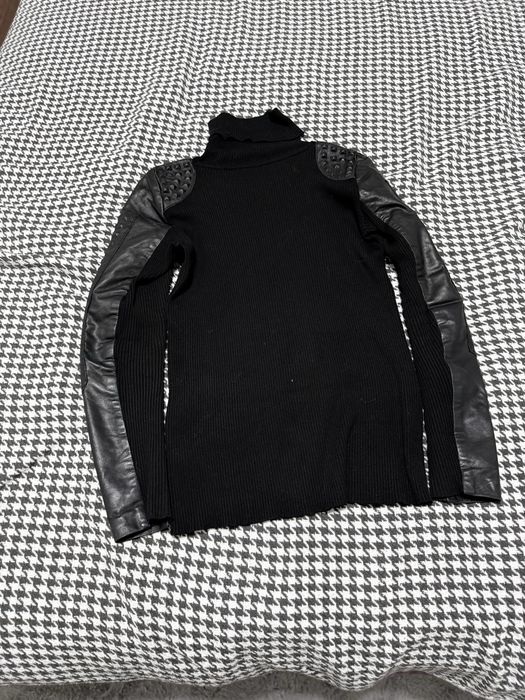 Кожанная водолазка