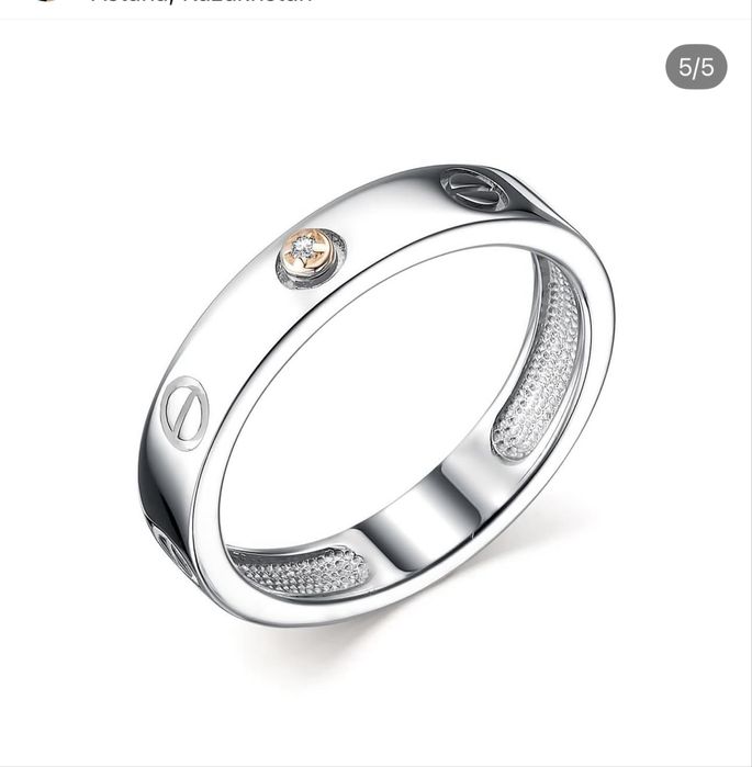 Продам новое кольцо серебро