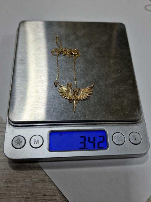 Дамски златни синджири 14К // 2 броя / 4,00 гр. / 3,42 гр.