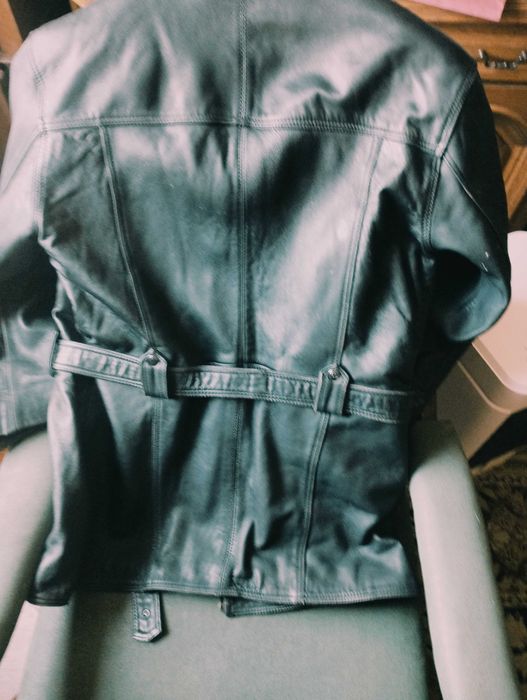 Кожено, черно, дамско яке, естествена кожа