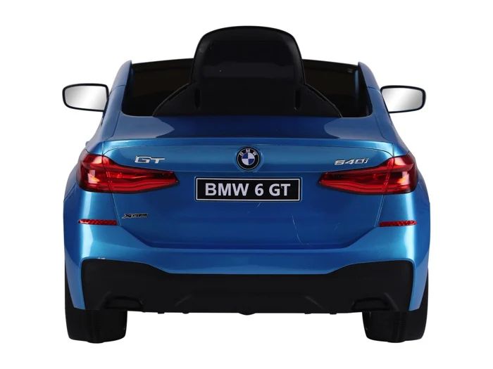 Bmw 6 gt 12v – детска акумулаторна кола, синя, eva гуми
