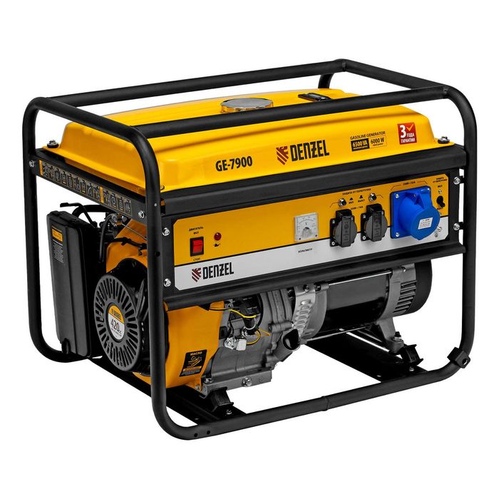 Генераторы бензиновые DENZEL ( Россия ) от 1 кВт до 8 кВт.