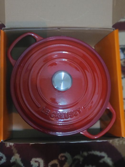 Le creuset qozon fransiyada ishlab chiqarilgan chugun arginal yengi