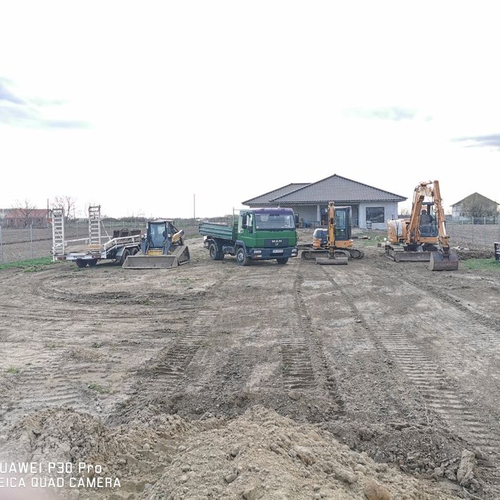 Sapaturi defrisari si  demolari cu miniexcavator, excavator, bobcat 5t