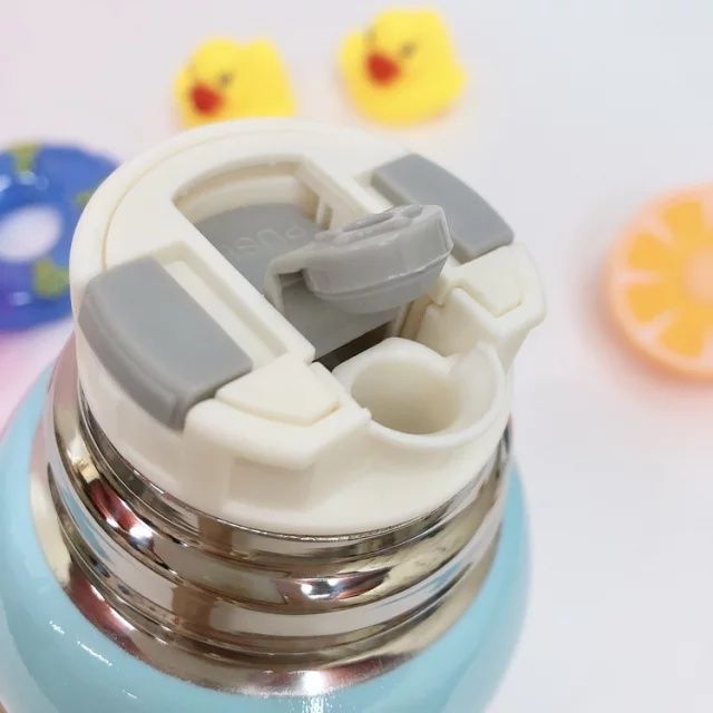 Детски термос със сламка и чаша с чанта 500 мл , Шише за вода, бутилка