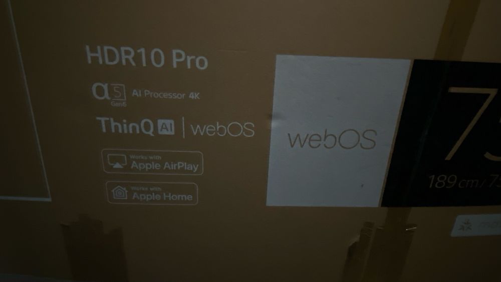 HDR10 Pro O5 Al Processor AK ThinQ Al | webOS