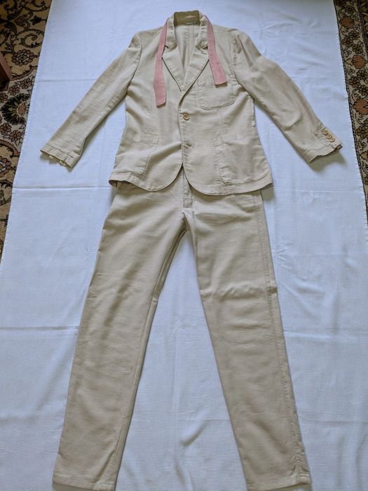 S. Stefanel. Costum casual gen safari.