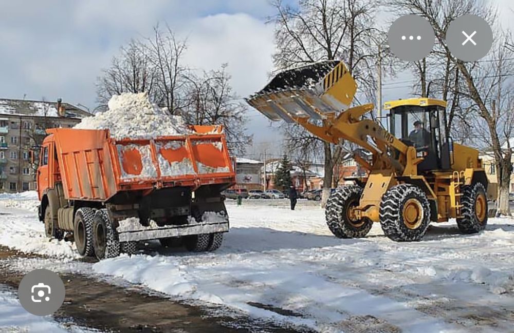 Вывоз снега, чиська территории, вывоз мусора