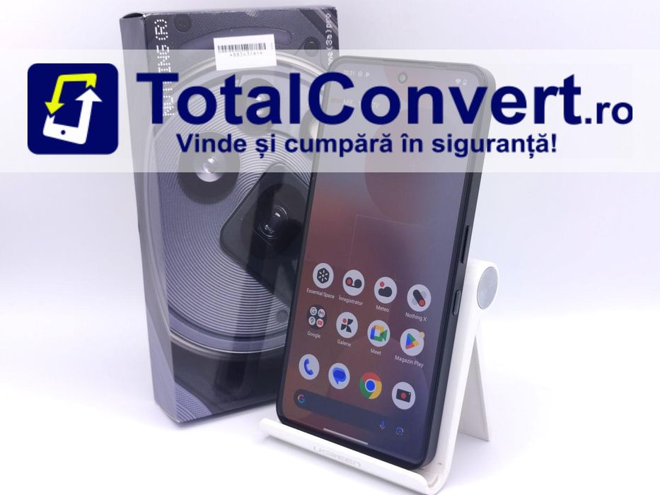 Nothing Phone 3a Pro 256GB Black 12GB Dual, Garantie 24 luni | #D88543