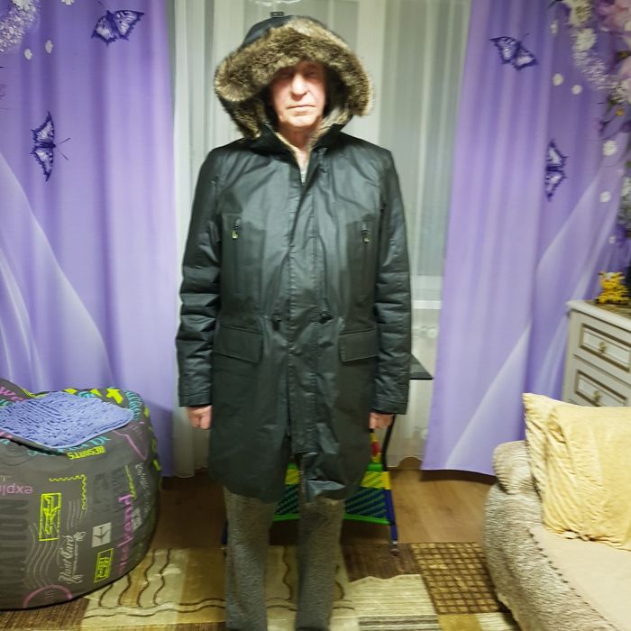 Пальто мужское эко кожа