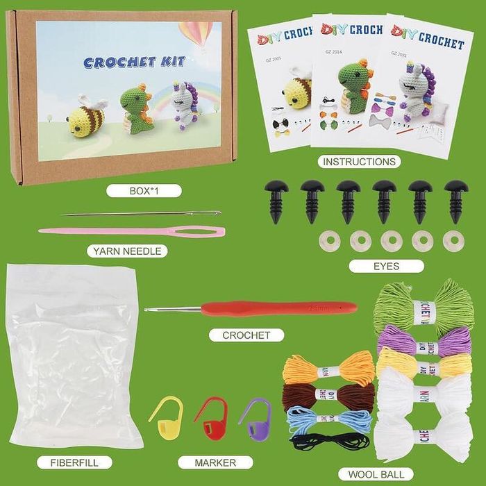 Комплект за плетене на една кука