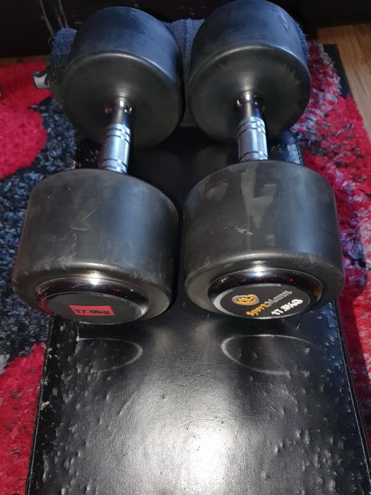 Gantere 17.5 kg fitness