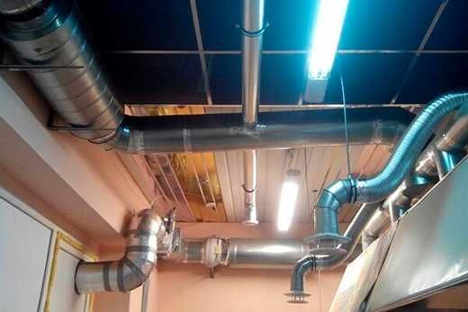 Промышленная вентиляция и аспирация | Цеха, СТО, Склады | Монтаж