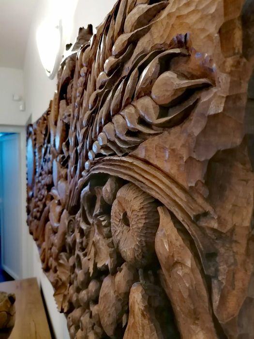 Уникална Дърворезба" Плодородието на България"