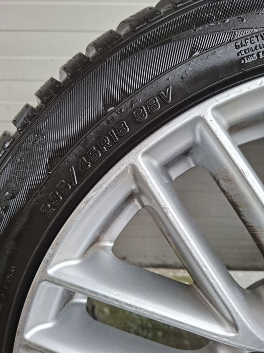 Jante 18 Audi A4 A5 S line Mercedes 5x112 Anvelope iarna 235 45 18
