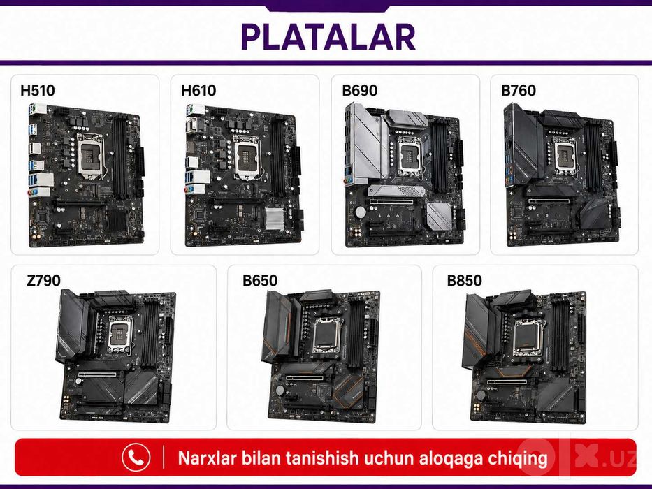 Optom Platalar INTEL AMD Arzon platalar Motherboard