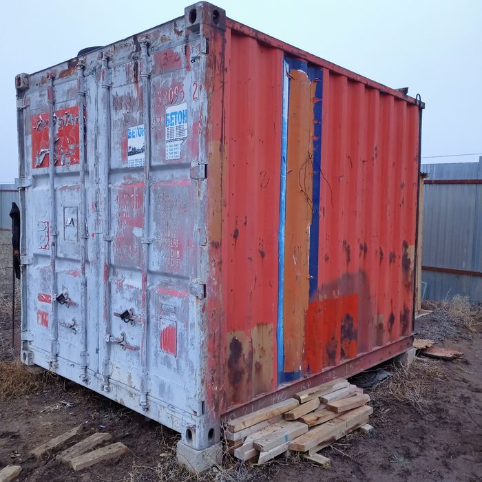 Темир контейнер будка замокпен