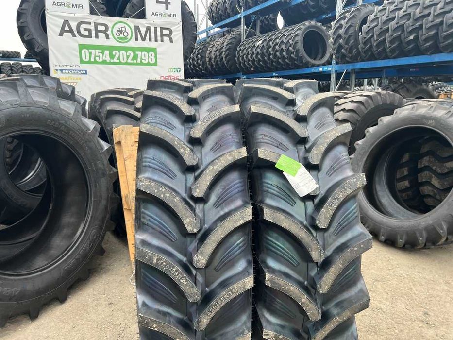 Cauciucuri noi radiale 420/85R34 pentru tractor spate FENDT marca OZKA