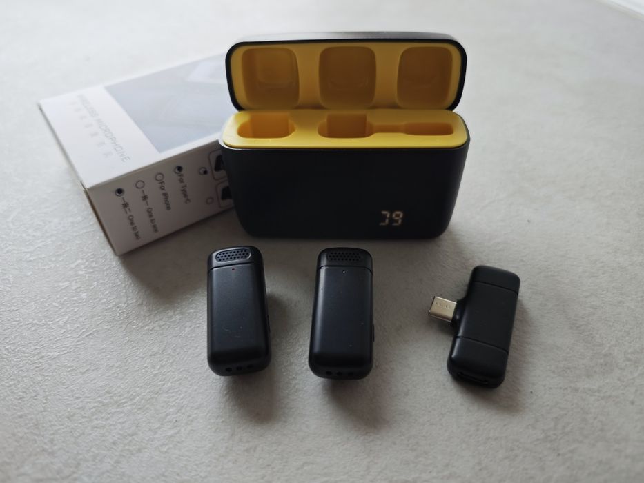 Микрофони 2 броя wireless ревю видео влогове