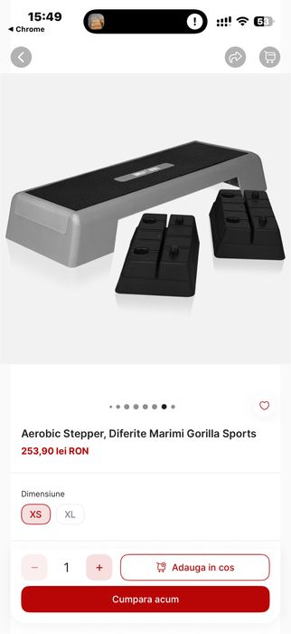 Stepper exercitii fitness nou Germany, pret 100 lei