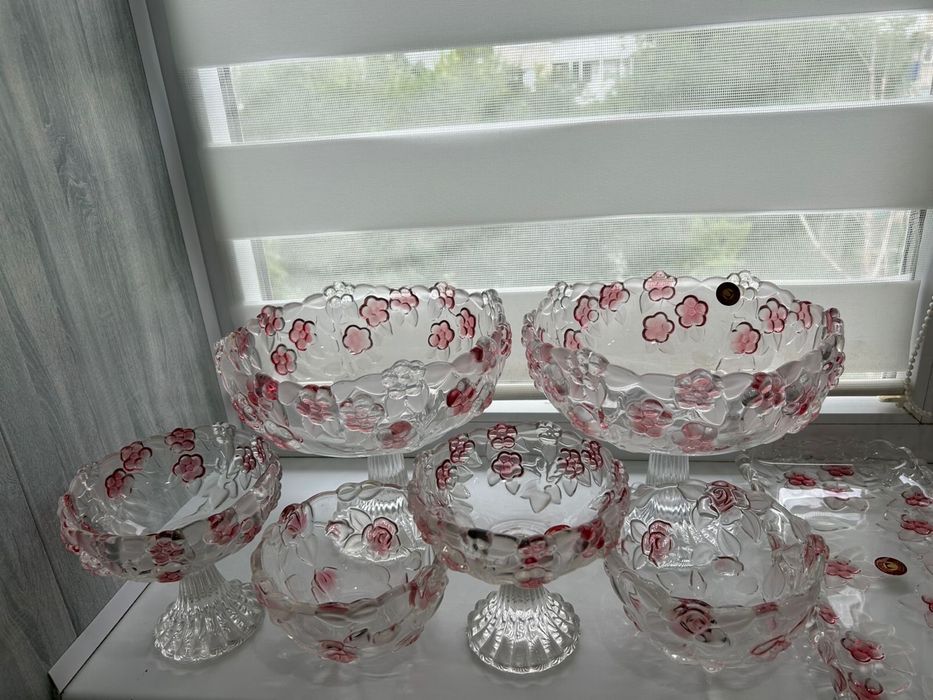 Посуда из чешского стекла