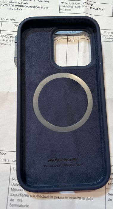 Husă iPhone 14 Pro Nillkin Camshield Silky Magnetic - protecție camere