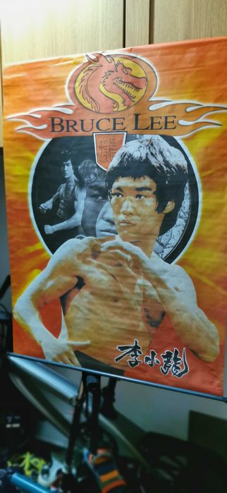 afis postere din material textil Bruce Lee