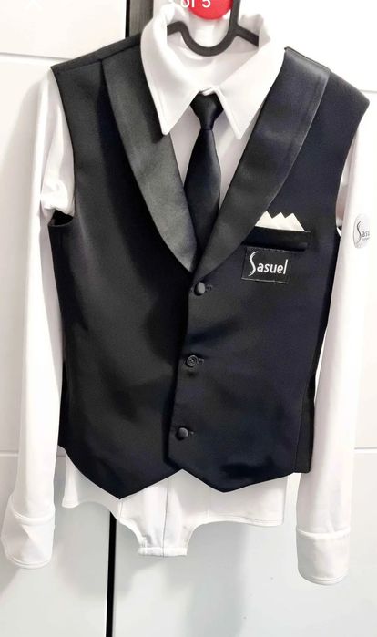 Pantaloni+ body+vesta dans sportiv