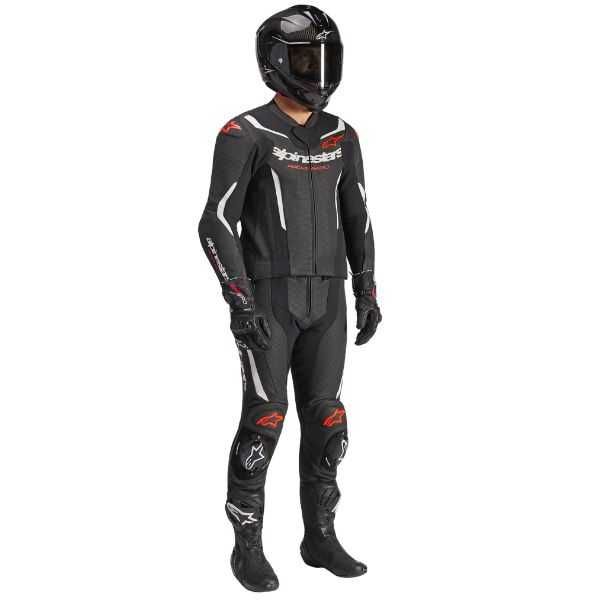 Кожен мото екип за мотор  ALPINESTARS 2PCS GP Force V2 BLACK/RED
