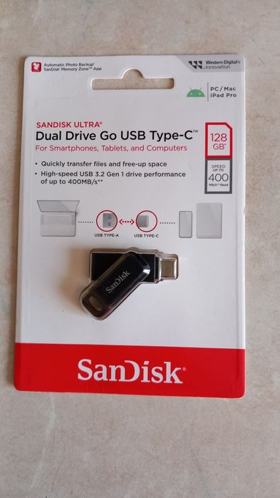 Stick USB 128Gb SanDisk Ultra Dual Drive GO USB 3.2 Type-C