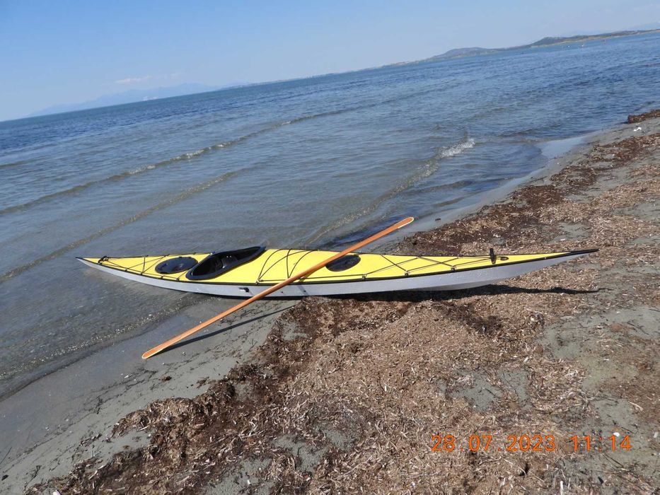 туристически каяк ръчна изработка - коледно намаление!