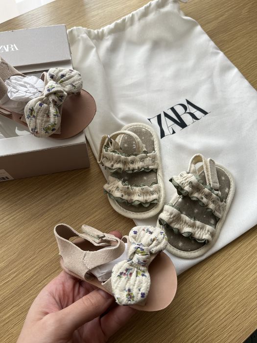 ZARA H&M сандали рокля джинси панталони