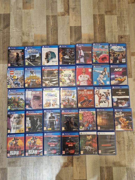 Ps4 Slim + Pachet De Jocuri Complet 36 De jocuri | +2 controllere |