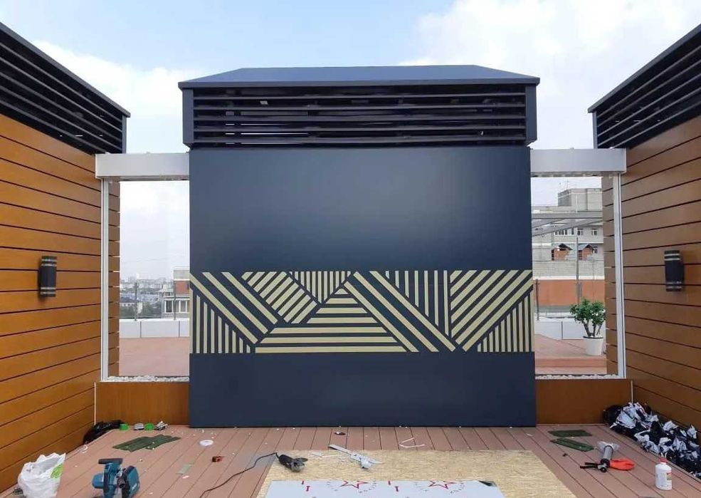 Сухой монтаж фасада, вентилируемый фасад, алюкабонд, тункафон, гранит