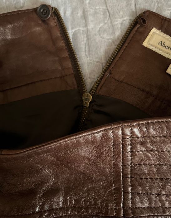 Fustă piele naturală