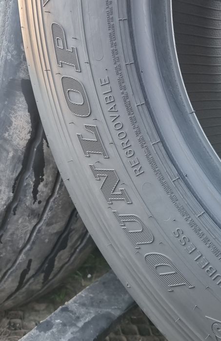 2 Anvelope Directie Dunlop 315/60 R22.5 Impecabile DOT0824.