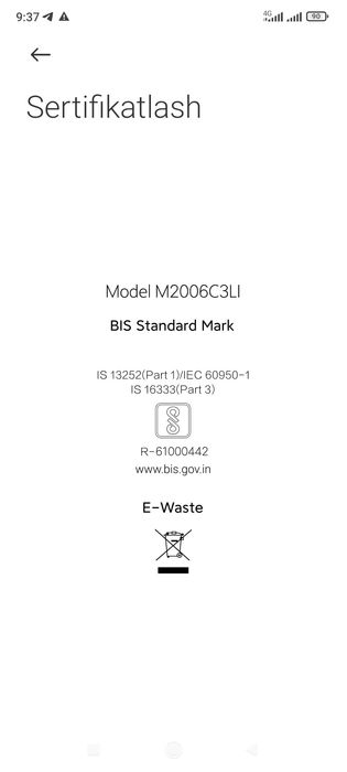 Xiomi Redmi 9a holati yaxshi