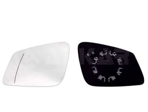 Geam oglinda, sticla oglinda Bmw Seria 1, Seria 2 Cupe, Seria 5, Seria 5, Seria 7, Alkar 6476845, parte montare : Dreapta