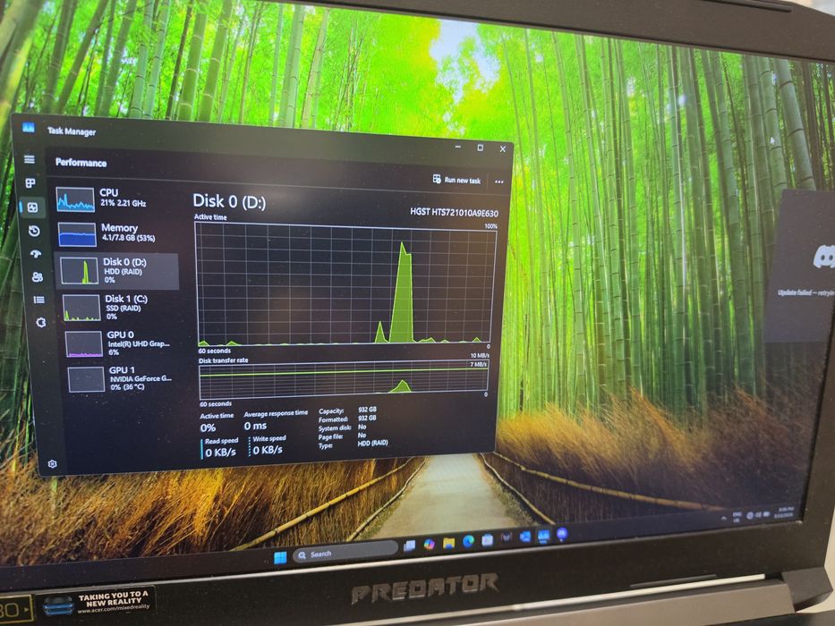 ASUS  Predator 300. 17.3 inc.