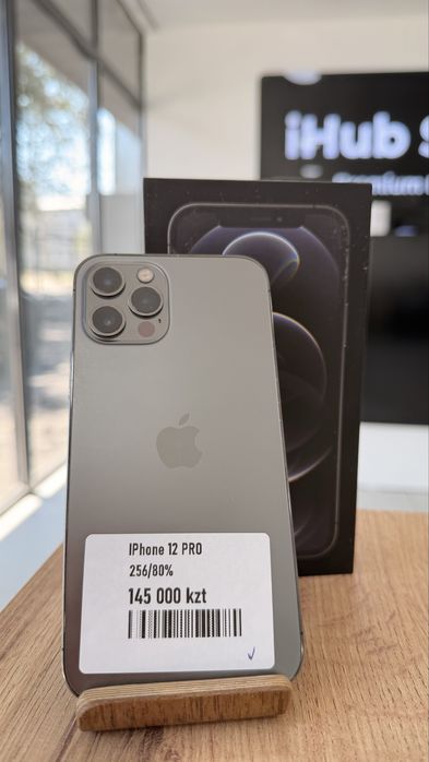 iPhone 12 Pro•256GB/80%Graphite Айфон 12 Про•256Гб/80%Графит