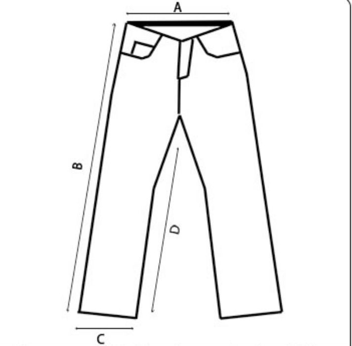 Pantaloni cu talie lasata Humor Santiago